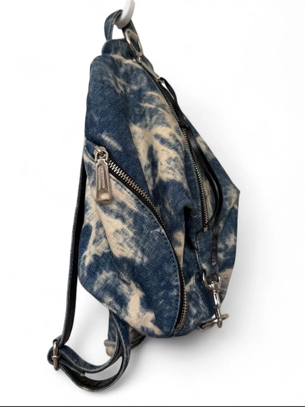Rebecca Minkoff Julian Acid Wash Denim Backpack